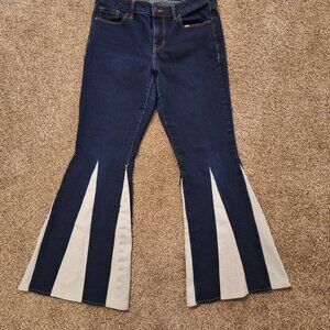 Old Navy Mid Rise Jeans- Comverted to Flare Jeans